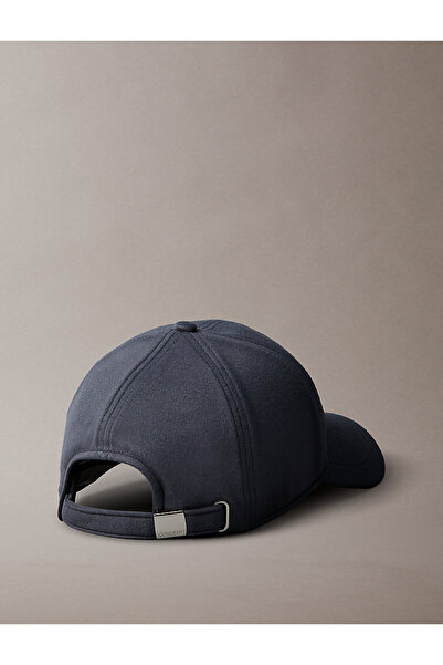 Calvin Klein Men Black Layered Monogram Logo Graphic Baseball Cap