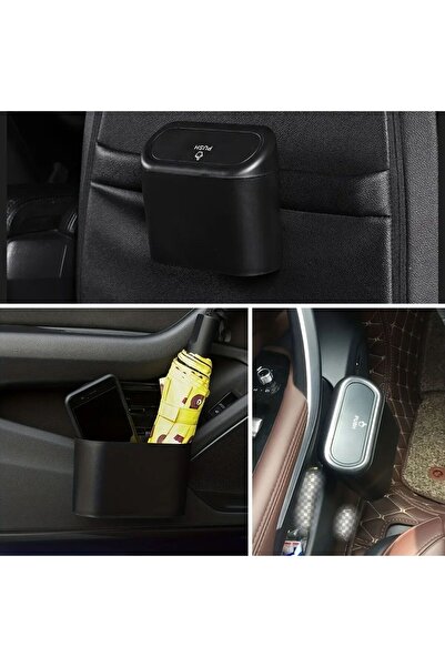 Hangora Buffer ® Mini Clamshell Trash Can That Can Be Fixed in the Car