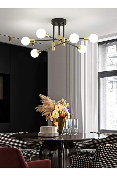 Generic Nordic Minimalist Sputnik Chandelier Ceiling Lamp - Living & Dining