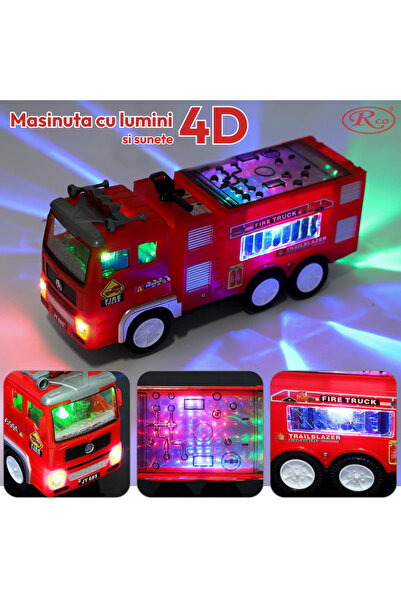 RCO Toy garbage truck, interactive, with sounds and lights, 27 cm, WP8002