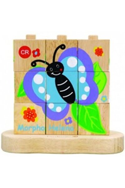 Everearth From Caterpillar to Butterfly - Stacking Puzzle