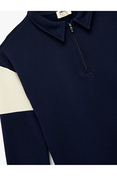 Koton Αγόρι Φούτερ 6Wkb10195Tk ΣΚΟΥΡΟ ΜΠΛΕ