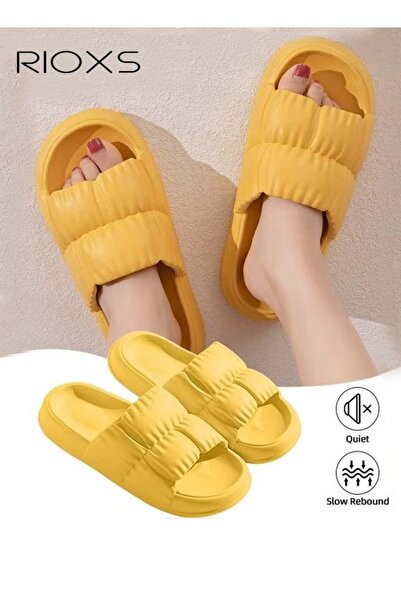 RIOXS نعال استحمام للجنسين، نعال حمام للرجال والنساء، نعال سحابية ناعمة النعل...