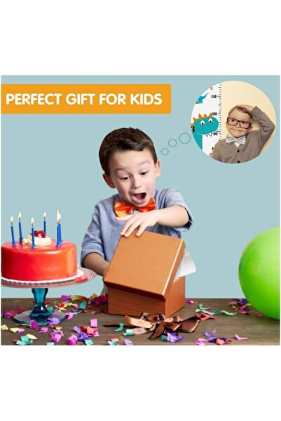 Allkindmore Children's Growth Chart, Height Chart for Kids/Boys/Girls/Infants, Fabric and Wood, Removable