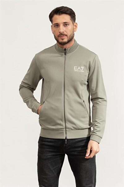 EA7 Erkek Fermuarlı Sweatshirt