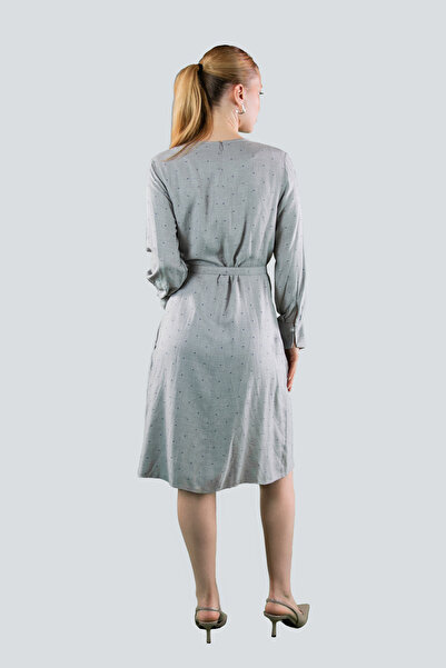 IDYL Collar Flange Belt Dress