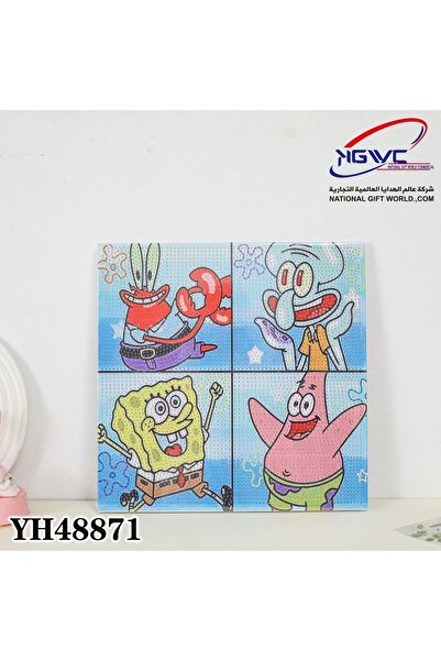 SPONGEBOB Diamond painting with characters design