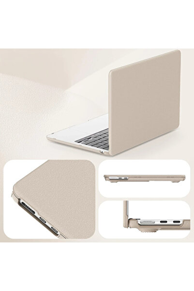 NewFace Sptrns MacBook Pro 14 2021 MacBook Leather Cover (122436) - Gold