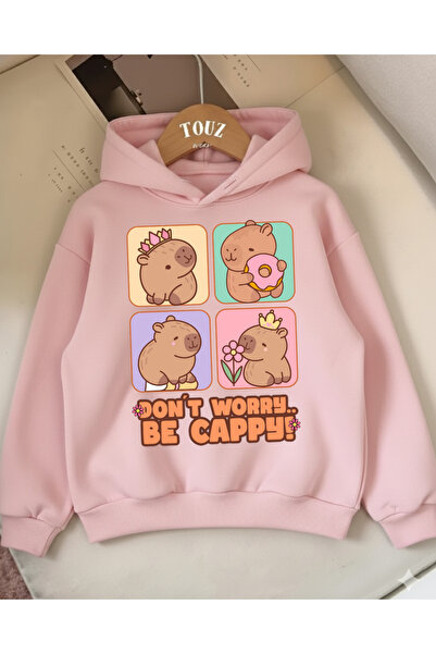 Touz Moda CapiBara Kids 3-σκληρότερο Sweet Hoodie με κουκούλα