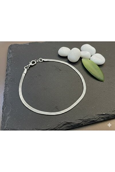 Çağla Accessories سوار رقيق أنيق من الفضة الإيطالية