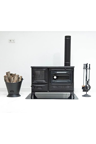 PRES İŞ Pres-iş Aden Büyük Camlı Fırınlı Şömine Soba