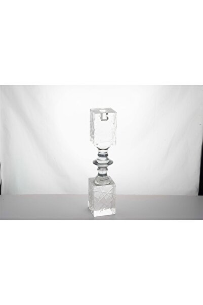 Mikasa Moor Kristal Gri Şefaf Mumluk 6x6x36cm