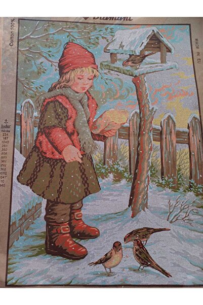 gobelin لوحة جدارية ماسية لفتاة مبهرة مقاس 60*80 سم مع حبل تعليق