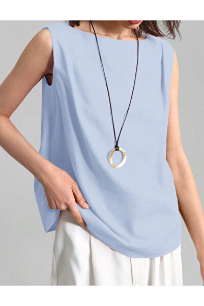 Sheya Shein short sleeve shirt, blue