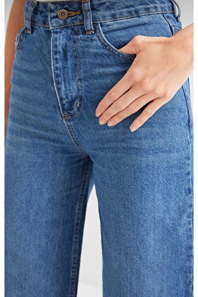 LA TUBA New Season!!! High-Rise Stretch Palazzo Jeans for Effortless Style