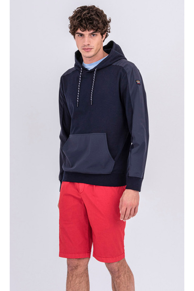 PAUL&SHARK MEN'S HOODED SWEATSHIRT