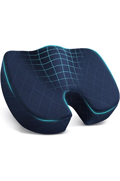 Generic TushGuard Memory Foam Seat Cushion for Office/Car/Airplane Chairs - C...