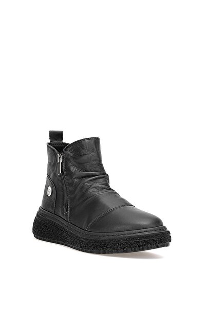 Mammamia D25Kb-1005 - B Women's Genuine Leather Daily Comfort Boots