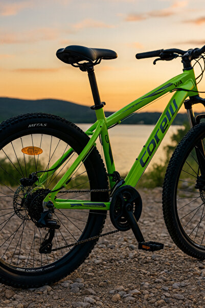Corelli Via Lady 24 Jant Alüminyum Dağ Bisikleti 21 Vites – Yeşil
