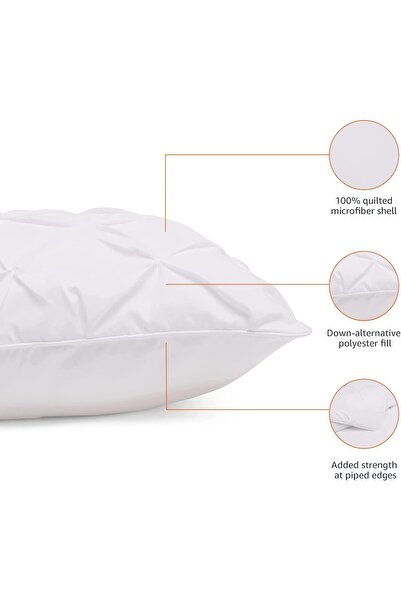 Amazon basics 3-Piece Comforter Set, Full/Queen, Bright White, Microfiber