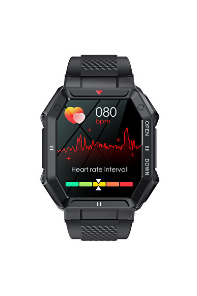 Salpido Smartwatch with 1.85” HD Display, BT 5.0, SW-10 - Activity Tracker Smartwatch - Black