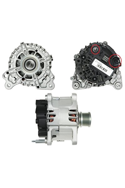 VALEO 439874-VALEO 110A 4KULAK ALTERNATÖR ŞARJ DİNAMOSU VOLKSWAGEN GOLF-PASSA...