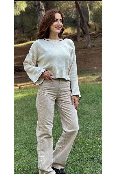 LA TUBA New Season!!! High-Rise Stretch Palazzo Jeans for Effortless Style