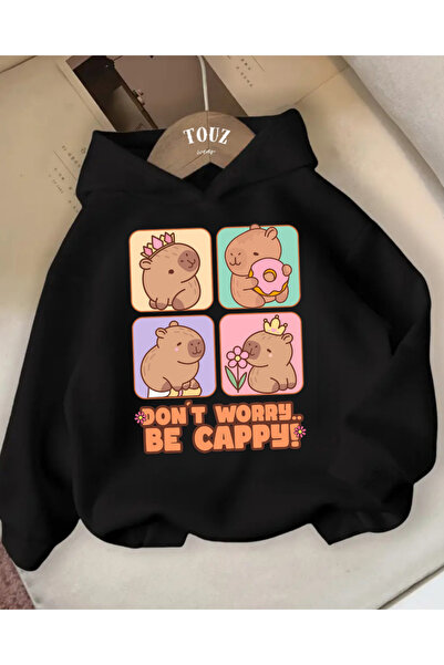 Touz Moda Capibara Kids 3-Thread Thick Sweet Hoodie