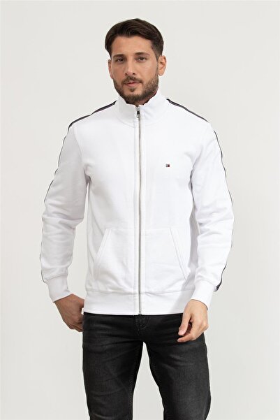 Tommy Hilfiger Ανδρικό Φούτερ MW0MW37468 Λευκό
