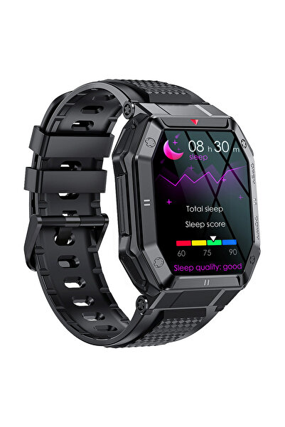 Salpido Smartwatch with 1.85” HD Display, BT 5.0, SW-10 - Activity Tracker Smartwatch - Black