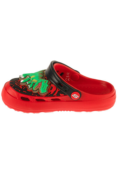 SKECHERS Foamies: Swifters - T-Rex-Brights, Boys' Slides