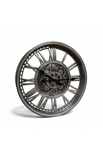 PELLE DESİGN Çarklı Duvar Saati 50cm