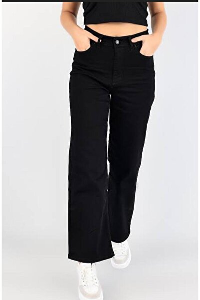 LA TUBA New Season!!! High-Rise Stretch Palazzo Jeans for Effortless Style