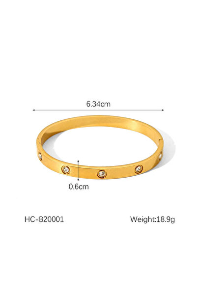 fara marca Brățară stil IG cu incrustații de cristal