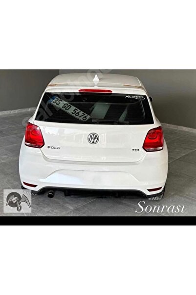 Bosch Polo wrc arka tampon beyaz boyalı