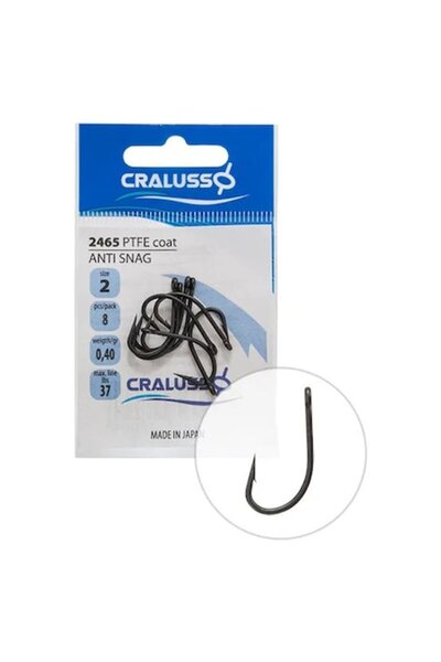 EnergoTeam Cârlige teflonate Cralluso 2465 anti-agățare, ochi, diametru 8, pa...