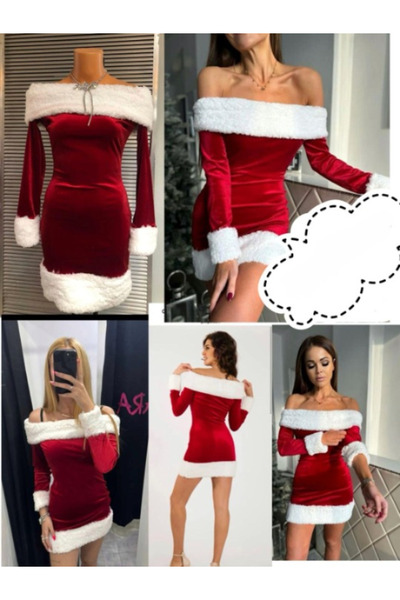 AndraRose Styles Winter Charm Dress - Red