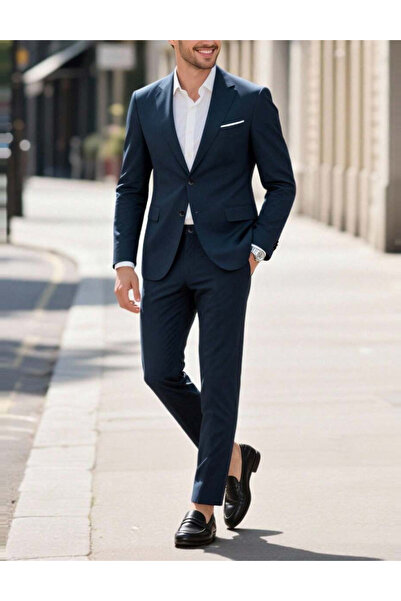 Sheya Shein MANFINITY suit, navy blue