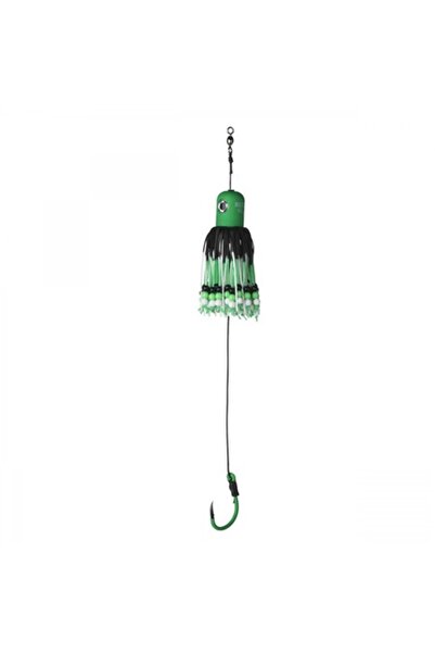 Mimteam Madcat Clonk Teaser A-Static Adjust 150g, Green, Hook 10/0