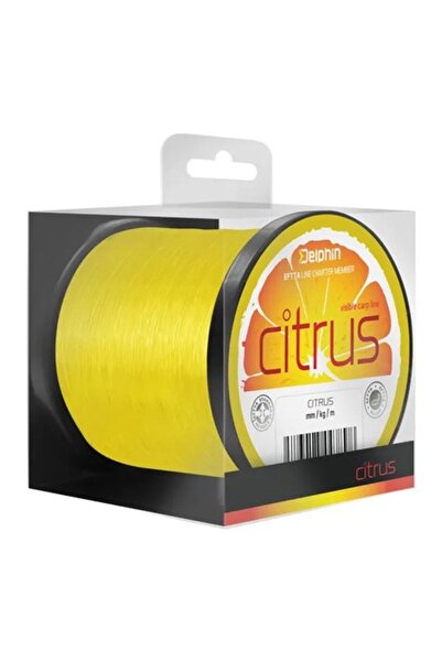 DELPHİN Fir monofilament Citrus galben, 1200 m, 0,30 mm, 15 lbs