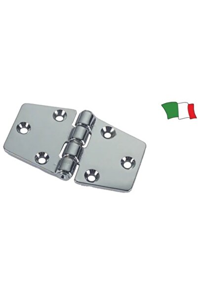 GFN Stainless Hinge 95 mm, Chrome-Plated Brass, 95x55 mm, 4.8 mm hole