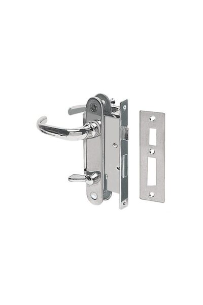 OSCULATI chromed brass lock with 2 plates and right-hand handles