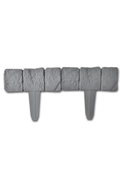 OEM Set 5 bucati MINI Gard cu aspect de piatra Plastic / Bordura din plastic cu aspect de piatra