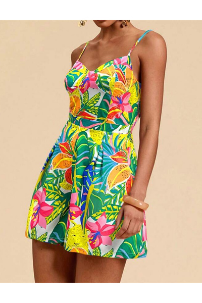 Sheya Shein jumpsuit, mix colors