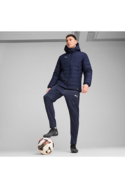 Puma Teamadditions Hooded Padded Jacket 65979506 Men's Navy Blue Sports Coat