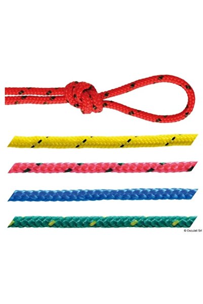OSCULATI Polypropylene Braid, Red, 8 mm Diameter