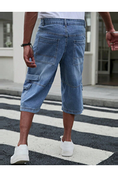 Sheya MANFINITY denim shorts by Shein, blue