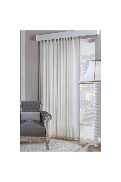 ervin Satin Sunshade Curtain Ecru First Quality Pleat Free Plain Sewing