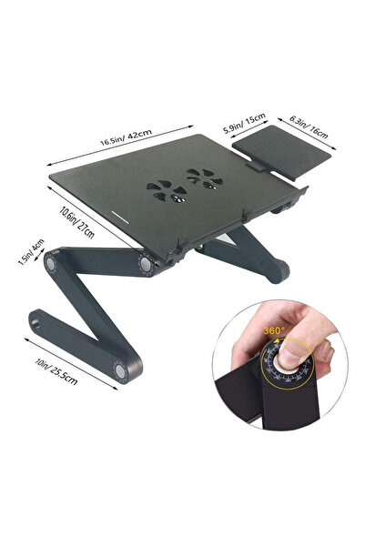 OEM Multifunctional laptop table T8 with fan
