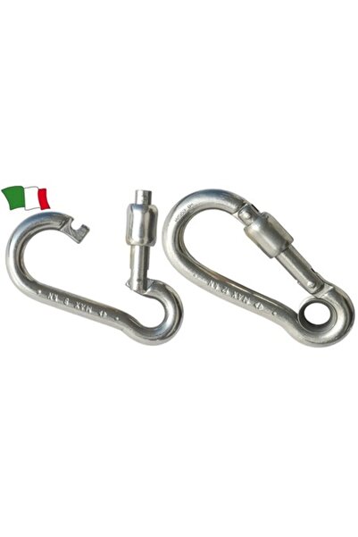 GFN Cârlig cu arc cu ochi și deschidere exterioară, Diametru 8 mm, Lungime 80 mm